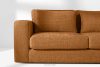 VERUS Weiches Ecksofa aus Chenille-Stoff rechts rot rot - Foto 6