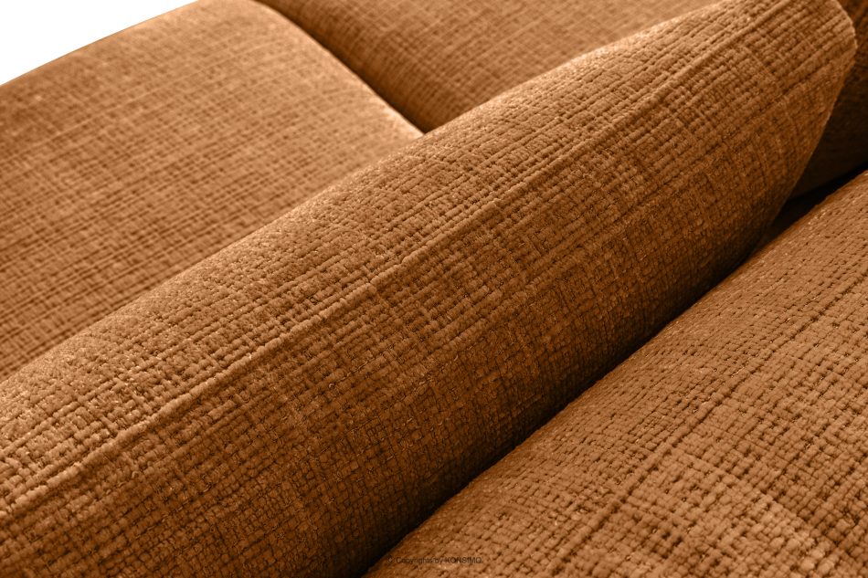 VERUS Weiches Ecksofa aus Chenille-Stoff rechts rot rot - Foto 7