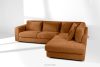 VERUS Weiches Ecksofa aus Chenille-Stoff rechts rot rot - Foto 19