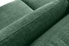 VERUS Großes Ecksofa für das Wohnzimmer aus Chenille-Stoff rechts grün grün - Foto 8