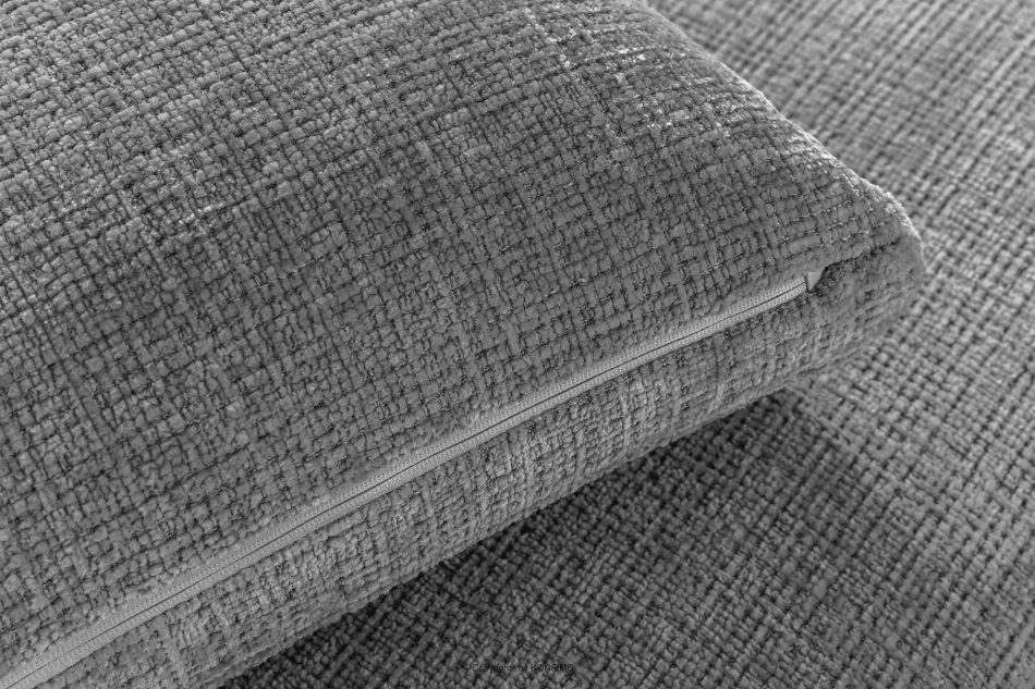 VERUS Großes Ecksofa für das Wohnzimmer Chenille-Stoff links dunkelgrau dunkelgrau - Foto 9