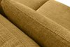 VERUS Großes Ecksofa aus Chenille-Stoff links gelb gelb - Foto 8