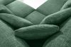 VERUS Großes Ecksofa aus Chenille-Stoff links grün grün - Foto 11