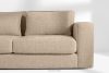 VERUS Großes Ecksofa für das Wohnzimmer Chenille-Stoff links beige beige - Foto 6