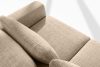 VERUS Großes Ecksofa für das Wohnzimmer Chenille-Stoff links beige beige - Foto 7
