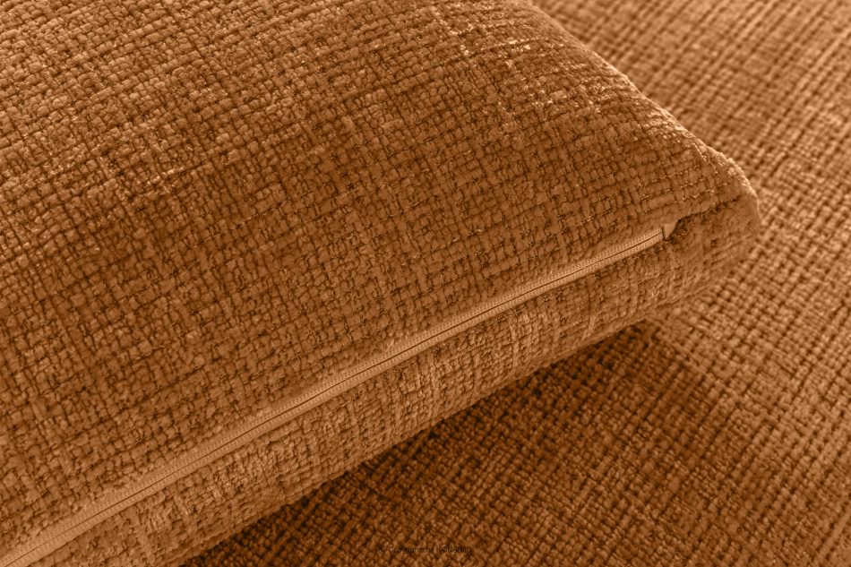 VERUS Großes Ecksofa für das Wohnzimmer aus Chenille-Stoff links rot rot - Foto 9