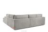 VERUS Bequeme Ecksofa aus Gewebestoff rechts hellgrau hellgrau - Foto 5