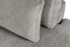 VERUS Bequeme Ecksofa aus Gewebestoff rechts hellgrau hellgrau - Foto 9