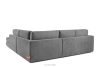 VERUS Bequeme Ecksofa aus Gewebestoff rechts dunkelgrau dunkelgrau - Foto 5