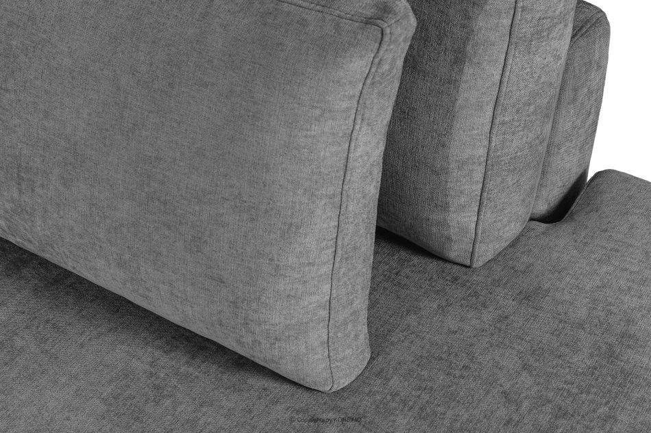 VERUS Bequeme Ecksofa aus Gewebestoff rechts dunkelgrau dunkelgrau - Foto 8