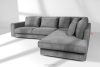 VERUS Bequeme Ecksofa aus Gewebestoff rechts dunkelgrau dunkelgrau - Foto 20