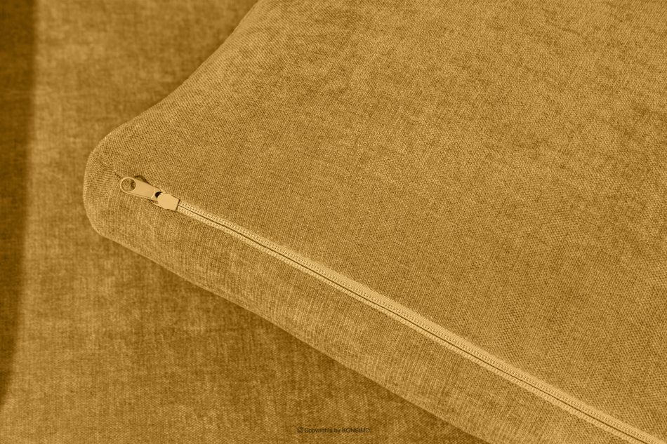 VERUS Bequeme Ecksofa aus Gewebestoff rechts gelb gelb - Foto 9