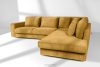 VERUS Bequeme Ecksofa aus Gewebestoff rechts gelb gelb - Foto 20