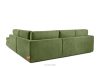 VERUS Bequeme Ecksofa aus Gewebestoff rechts grün grün - Foto 5