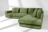 VERUS Bequeme Ecksofa aus Gewebestoff rechts grün grün - Foto 20