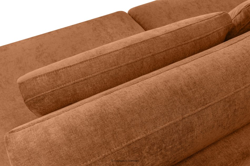 VERUS Bequeme Ecksofa für das Wohnzimmer Gewebestoff rechts rot rot - Foto 7