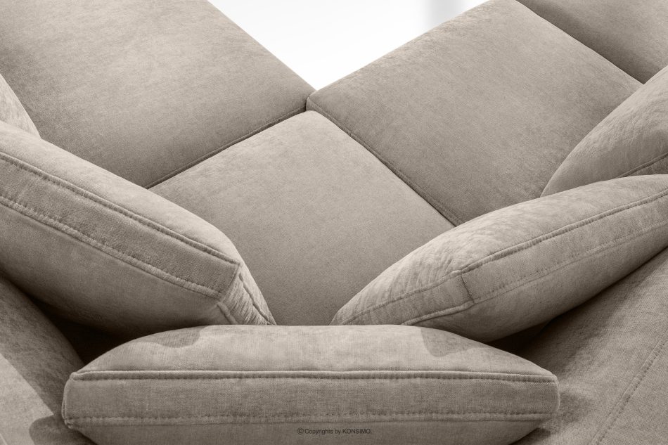 VERUS Bequeme Ecksofa für das Wohnzimmer Gewebestoff rechts grau-beige graubeige - Foto 10