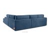 VERUS Bequeme Ecksofa aus Gewebestoff rechts dunkelblau dunkelblau - Foto 5