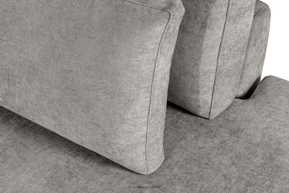 VERUS Großes Ecksofa für das Wohnzimmer aus Gewebestoff rechts hellgrau hellgrau - Foto 8