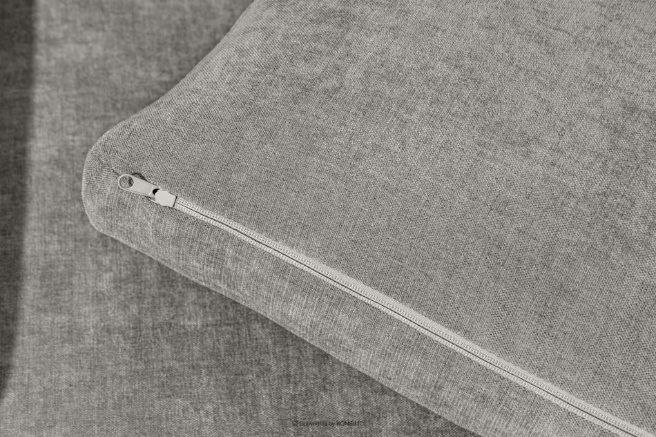 VERUS Großes Ecksofa für das Wohnzimmer aus Gewebestoff rechts hellgrau hellgrau - Foto 9