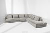 VERUS Großes Ecksofa für das Wohnzimmer aus Gewebestoff rechts hellgrau hellgrau - Foto 19