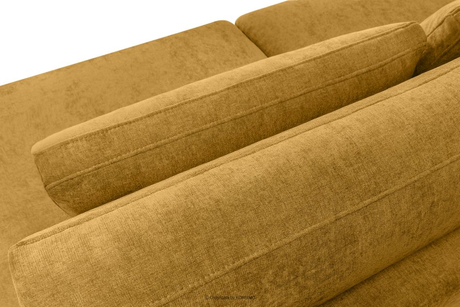 VERUS Großes Ecksofa für das Wohnzimmer aus Gewebestoff rechts gelb gelb - Foto 7