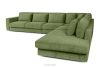 VERUS Großes Ecksofa für das Wohnzimmer aus Gewebestoff rechts grün grün - Foto 4