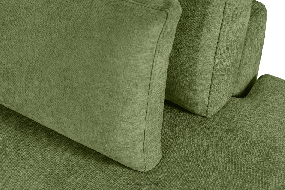 VERUS Großes Ecksofa für das Wohnzimmer aus Gewebestoff rechts grün grün - Foto 8