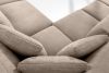 VERUS Großes bequemes Ecksofa für das Wohnzimmer Gewebestoff rechts beige beige - Foto 11