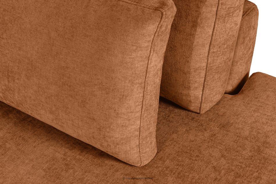 VERUS Großes bequemes Ecksofa für das Wohnzimmer Gewebestoff rechts rot rot - Foto 8