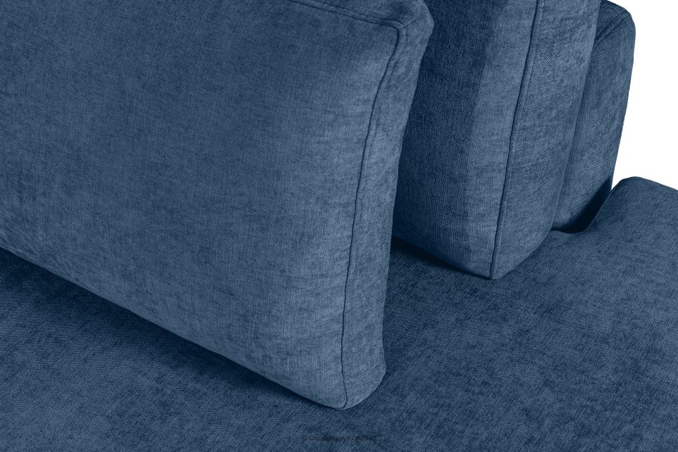 VERUS Großes Ecksofa für das Wohnzimmer aus Gewebestoff rechts dunkelblau dunkelblau - Foto 8