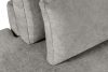 VERUS Großes Ecksofa aus geflochtenem Stoff links hellgrau hellgrau - Foto 9
