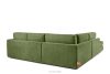 VERUS Großes Ecksofa aus geflochtenem Stoff links grün grün - Foto 5