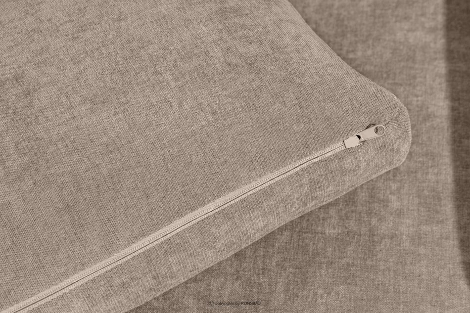 VERUS Großes bequemes Ecksofa für das Wohnzimmer Gewebestoff links beige beige - Foto 9