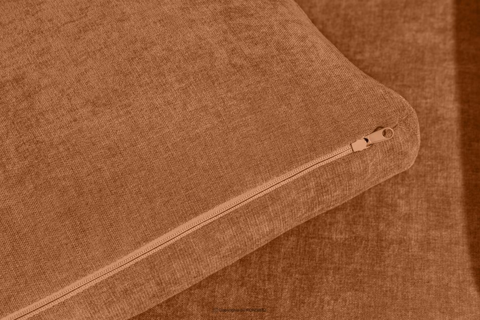 VERUS Großes bequemes Ecksofa für das Wohnzimmer Gewebestoff links rotbraun rot - Foto 9