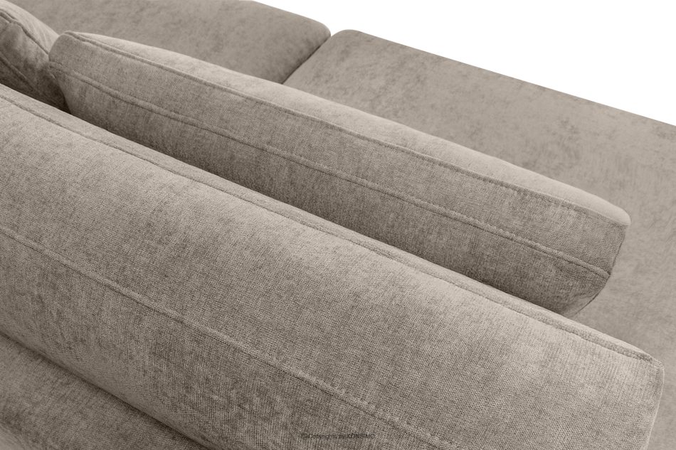 VERUS Großes bequemes Ecksofa für das Wohnzimmer Gewebestoff links grau-beige graubeige - Foto 7