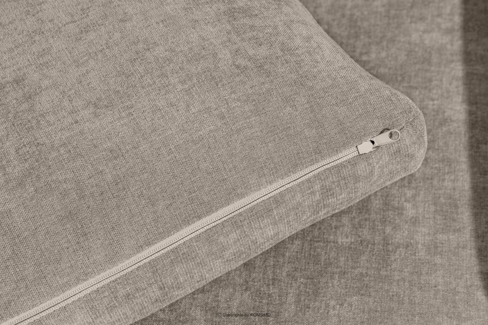 VERUS Großes bequemes Ecksofa für das Wohnzimmer Gewebestoff links grau-beige graubeige - Foto 9