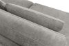VERUS Großes Ecksofa für das Wohnzimmer aus Gewebestoff links hellgrau hellgrau - Foto 8
