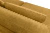VERUS Großes Ecksofa für das Wohnzimmer aus Gewebestoff links gelb gelb - Foto 8