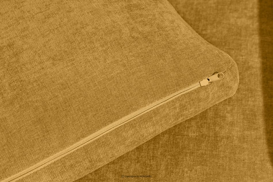 VERUS Großes Ecksofa für das Wohnzimmer aus Gewebestoff links gelb gelb - Foto 9