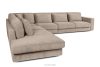 VERUS Großes bequemes Ecksofa für das Wohnzimmer Gewebestoff links beige beige - Foto 4