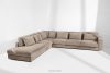 VERUS Großes bequemes Ecksofa für das Wohnzimmer Gewebestoff links beige beige - Foto 19