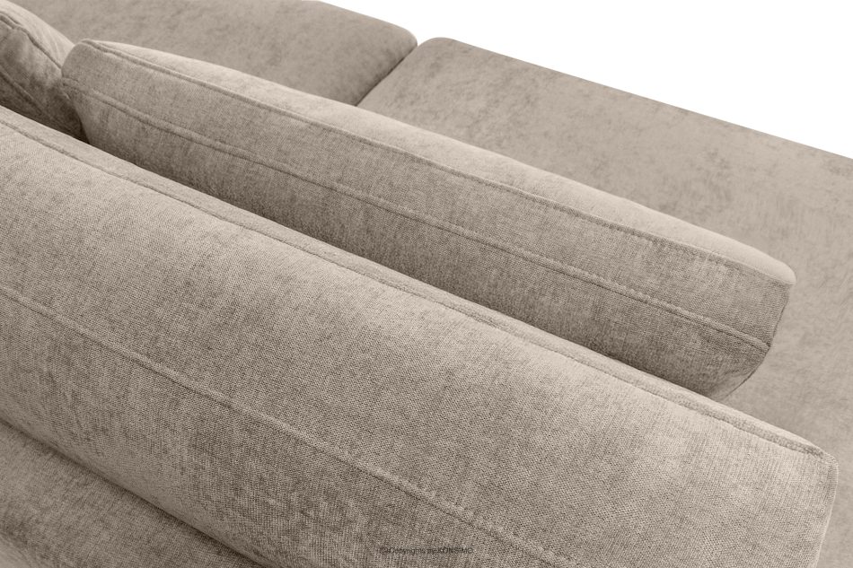 VERUS Großes bequemes Ecksofa für das Wohnzimmer Gewebestoff links hellbeige hellbeige - Foto 7