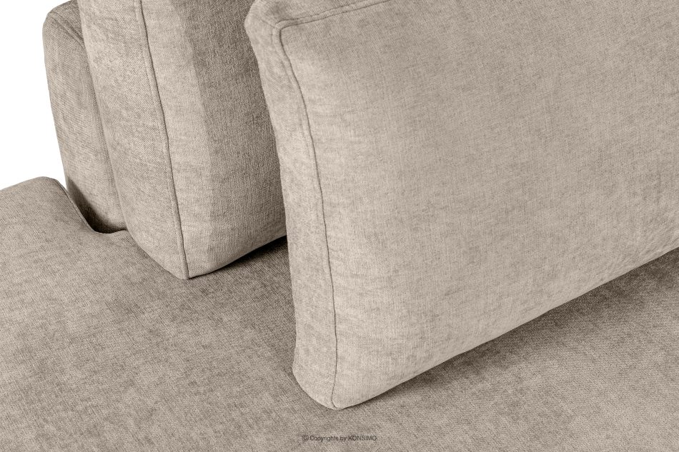 VERUS Großes bequemes Ecksofa für das Wohnzimmer Gewebestoff links hellbeige hellbeige - Foto 8