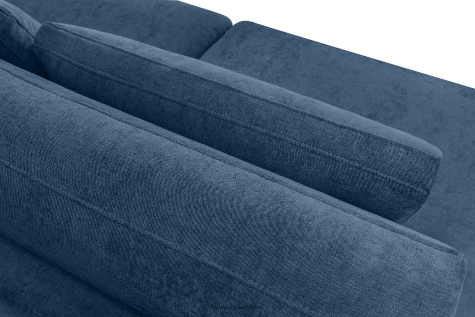 VERUS Großes Ecksofa für das Wohnzimmer aus Gewebestoff links dunkelblau dunkelblau - Foto 7