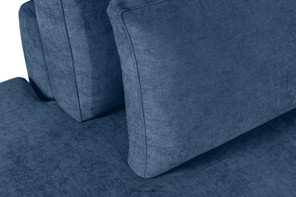 VERUS Großes Ecksofa für das Wohnzimmer aus Gewebestoff links dunkelblau dunkelblau - Foto 8