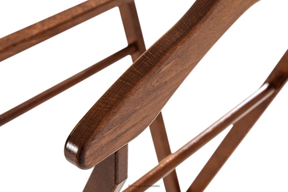 AGLAS Anzugbügel aus braunem Buchenholz braun - Foto 3