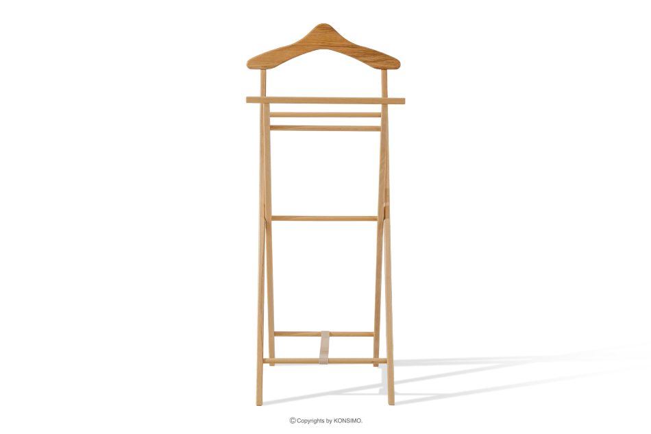 AGLAS Kleiderbutler aus Buchenholz natürlich - Foto 2