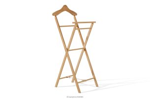 AGLAS, https://konsimo.de/kollektion/aglas/ Kleiderbutler aus Buchenholz natürlich - Foto