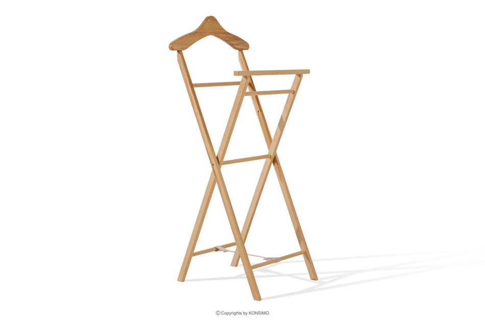 AGLAS Kleiderbutler aus Buchenholz natürlich - Foto 0